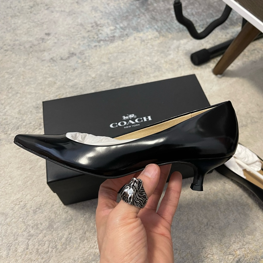 Coach Black Heels